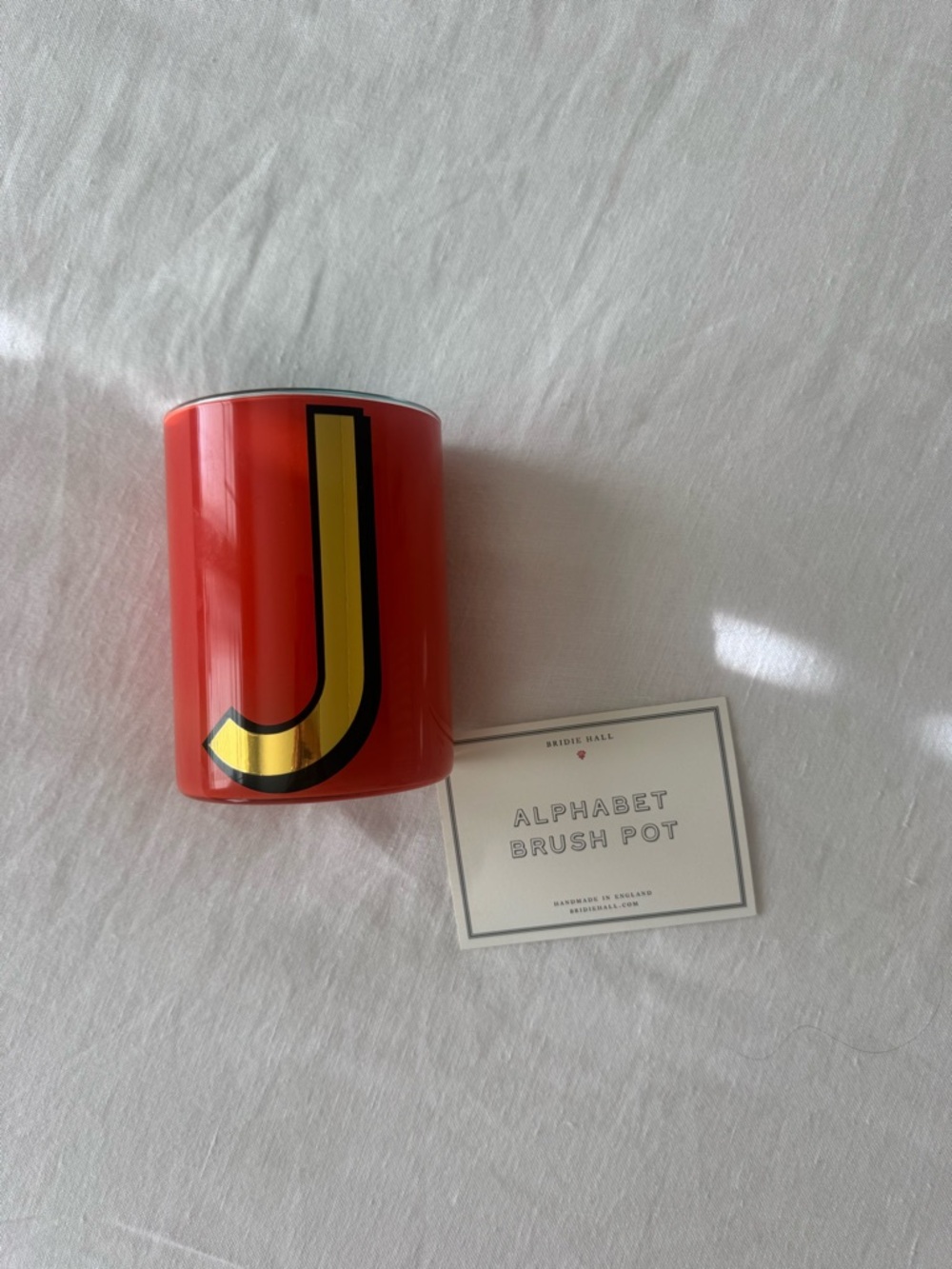 “J” Bridie Hall Brush Pot
